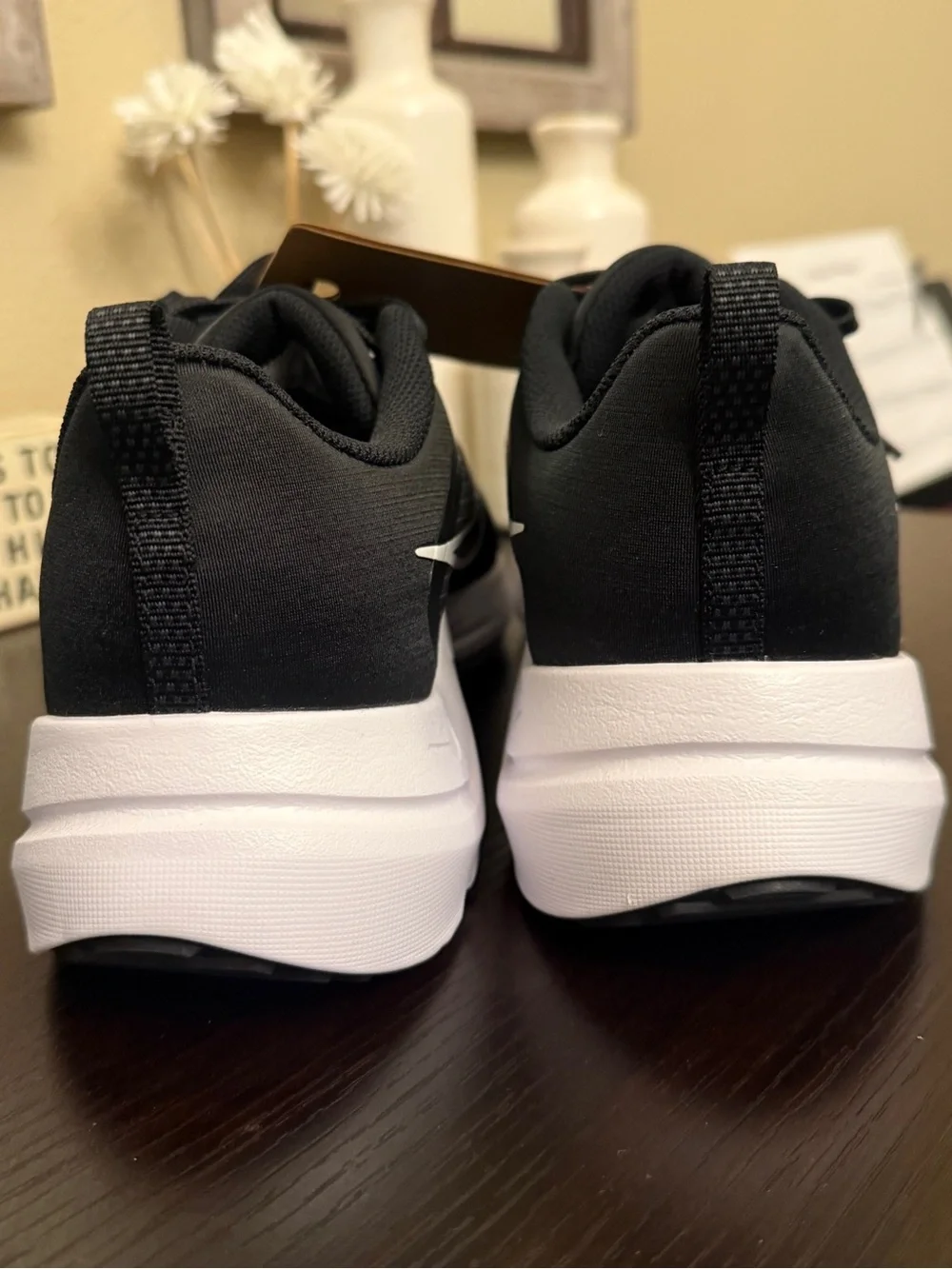 Nike Black White Downshifter 12 Mens Size 11 New NIB